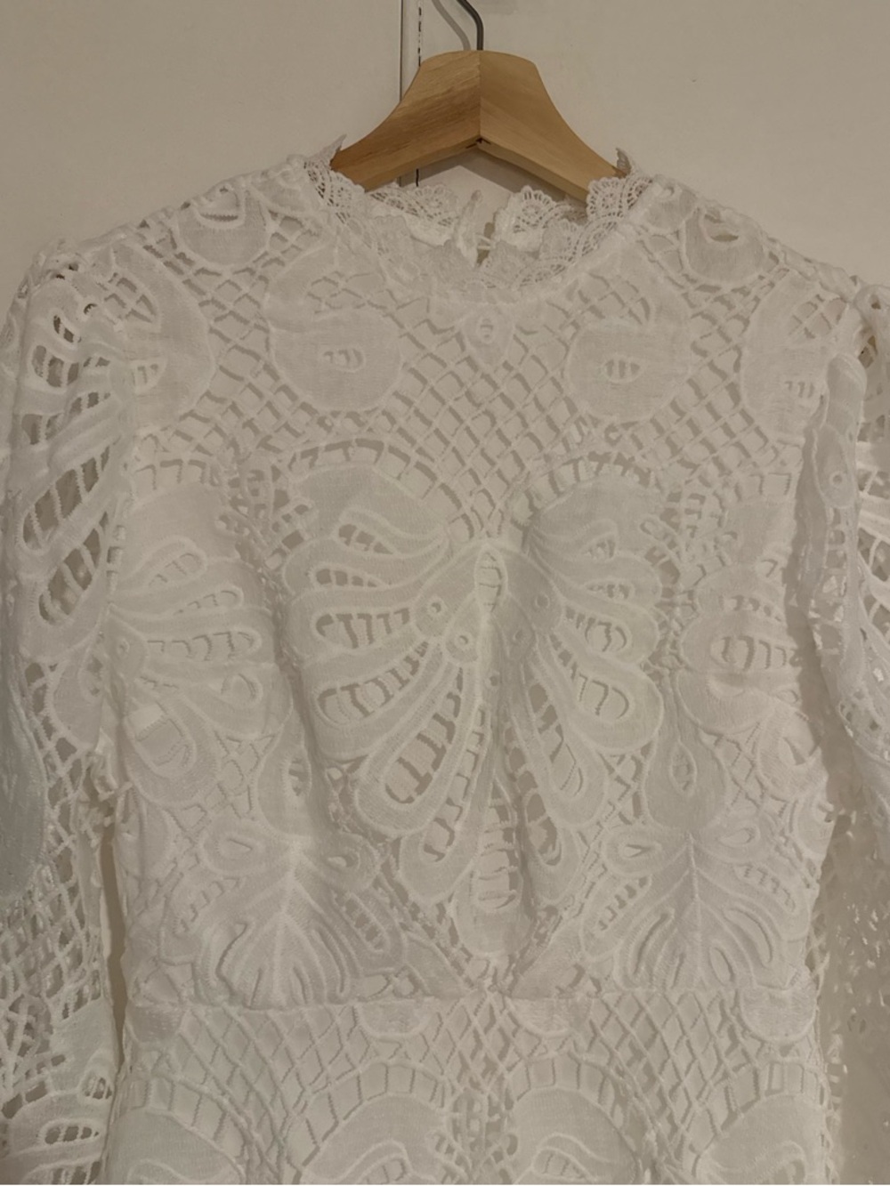 JJ’s House Kyna White Lace Mini Dress NWT Small Bridal Shower Engagement - Picture 6 of 7